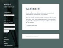 Tablet Screenshot of dianoia.de